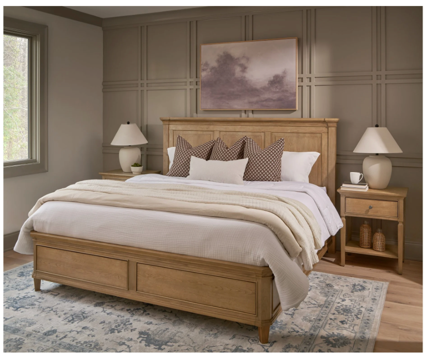 Universal Brindle Panel King Bed