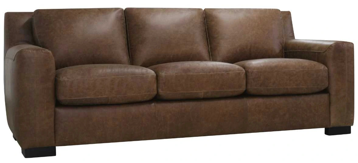 Retro Cinnamon 3 Cushion Sofa