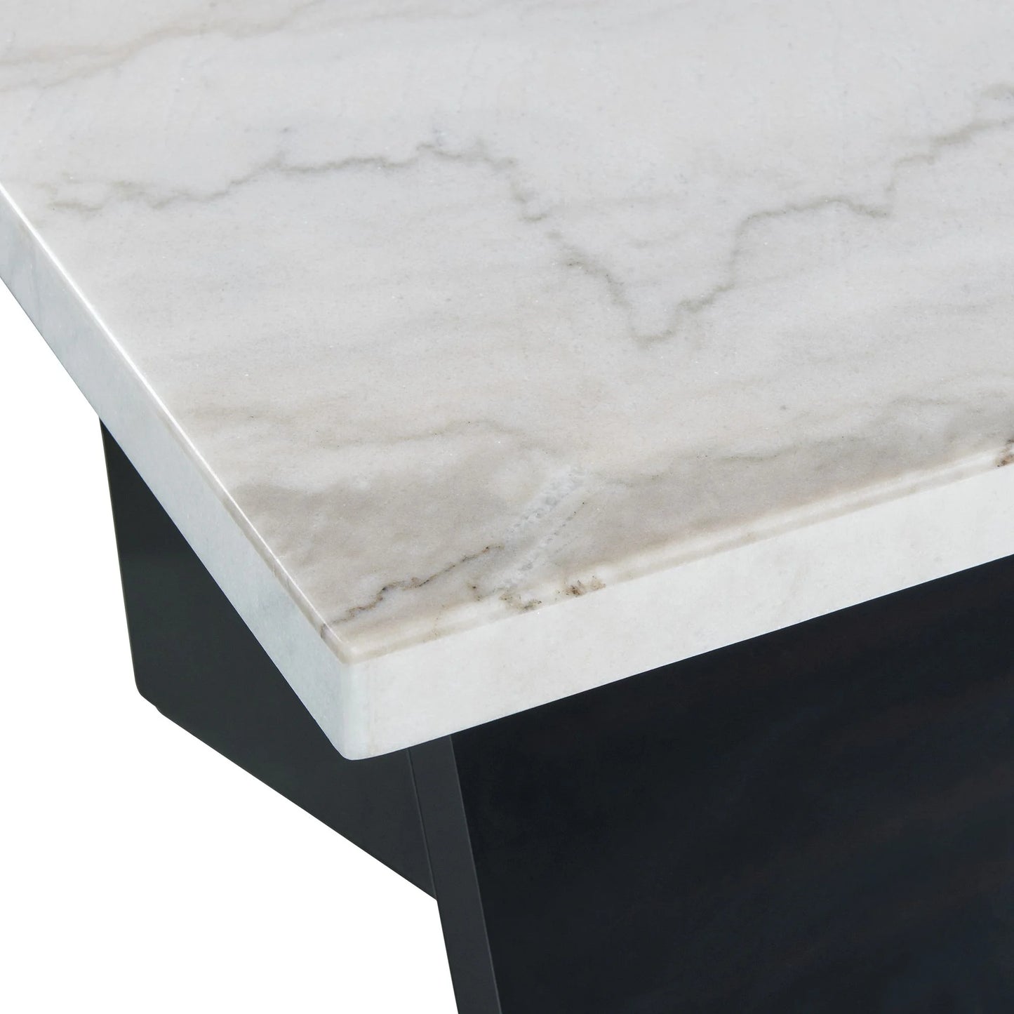 Contemporary Coffee Table with Marble Top