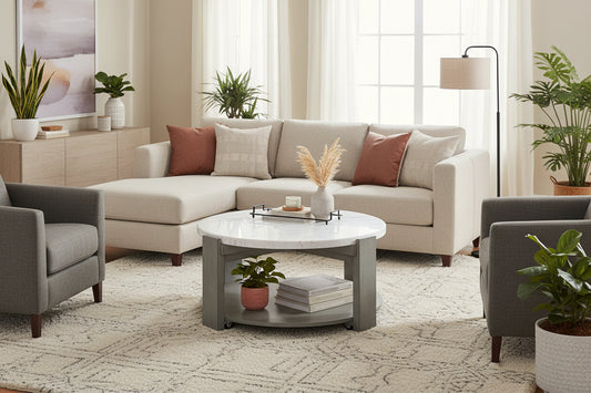 Round Marble Coffee Table