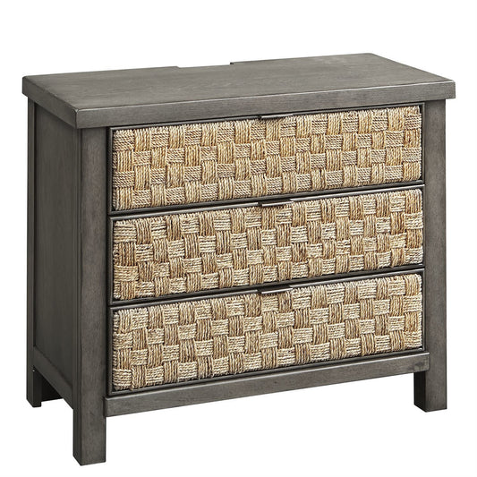 Modern Farmhouse 3 Drawer Accent Nightstand