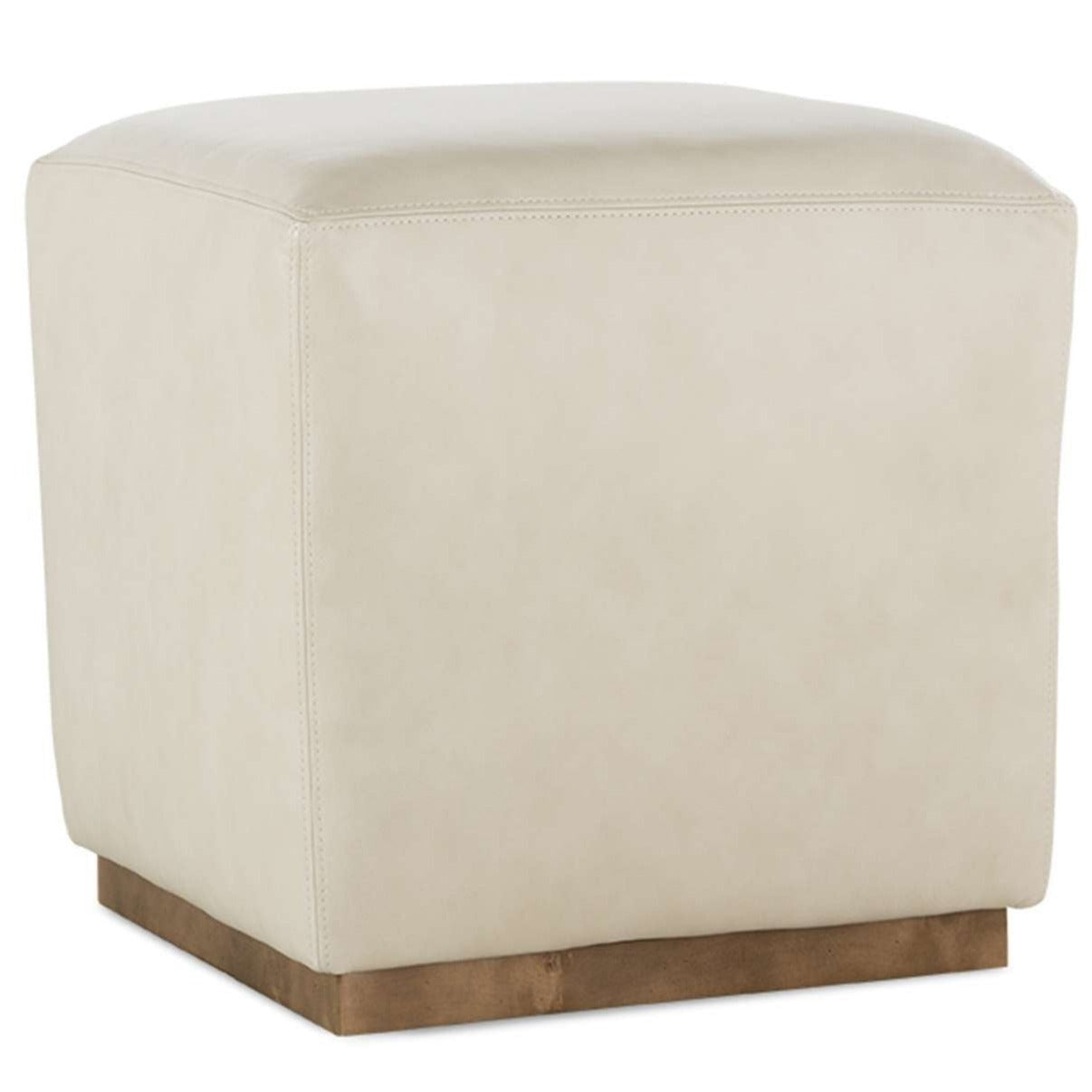 Dena Leather Ottoman